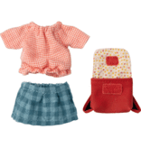 Maileg Maileg clothing set big Sister mouse with bag