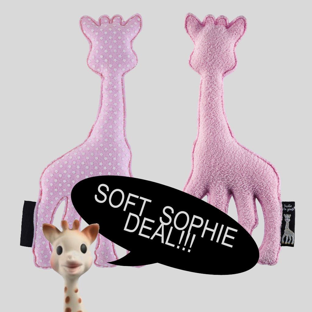 Sophie la girafe / Vulli Vulli / Sophie the giraffe soft toy pink