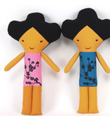Lollipop poppen Lollipop dolls Yoko met vensterdoos en naamkaartje