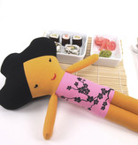 Lollipop poppen Lollipop dolls Yoko met vensterdoos en naamkaartje