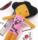 Lollipop poppen Yoko Lollipop-Puppen mit Fensterbox und Namensschild