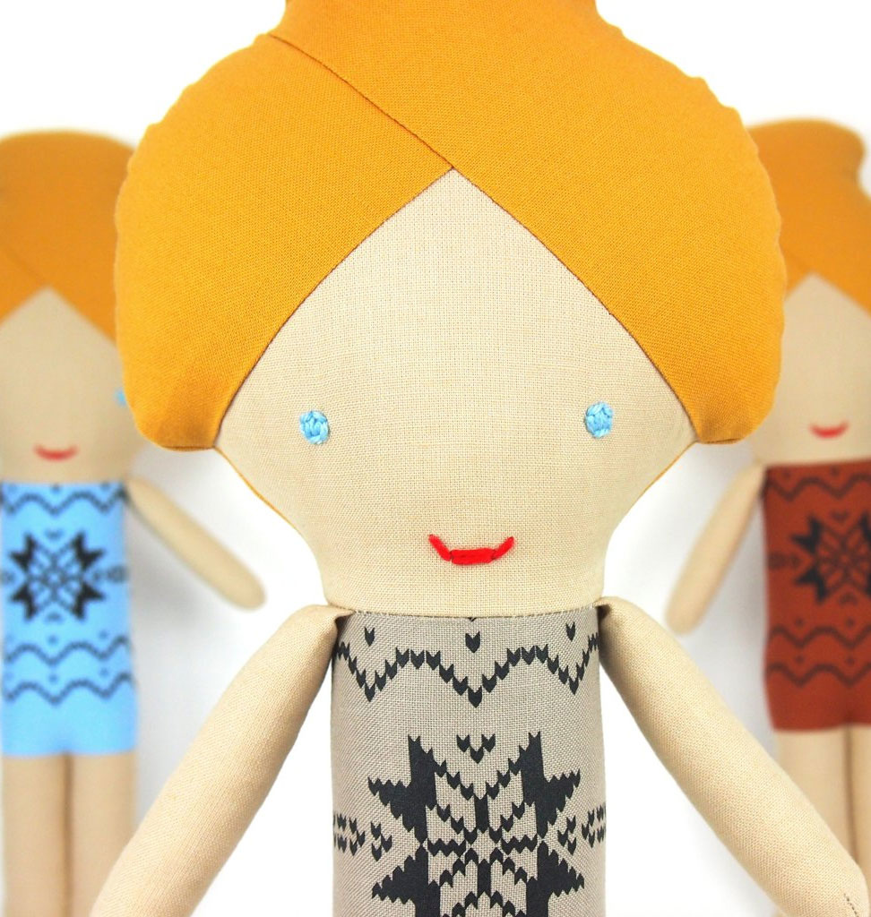 Lollipop poppen Lutscherpuppen Kirsten aus Schweden, 35 cm