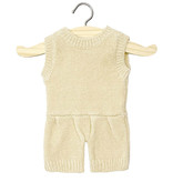 Minikane  Minikane Barboteuse Orlando en tricot crème voor Gordi poppen