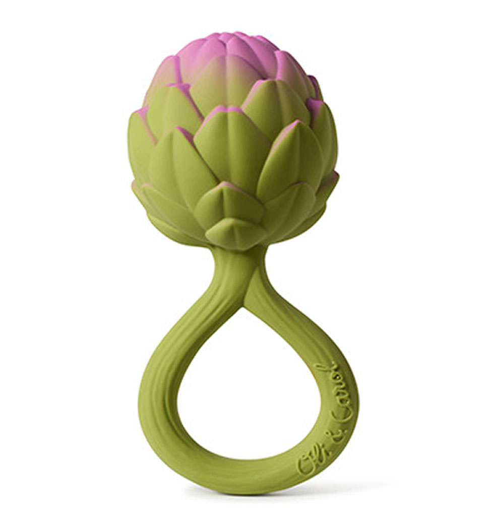 Oli and  Carol Oli & Carol artichoke rattle