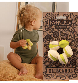 Oli and  Carol Oli & Carol Patricio the pistachio bite and bath toy
