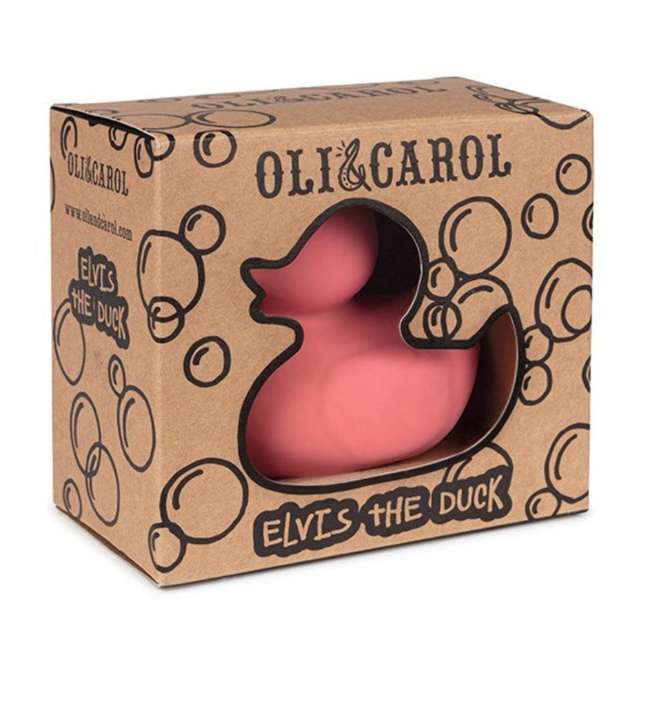 Oli and  Carol Rubber duck Elvis Oli & Carol pink