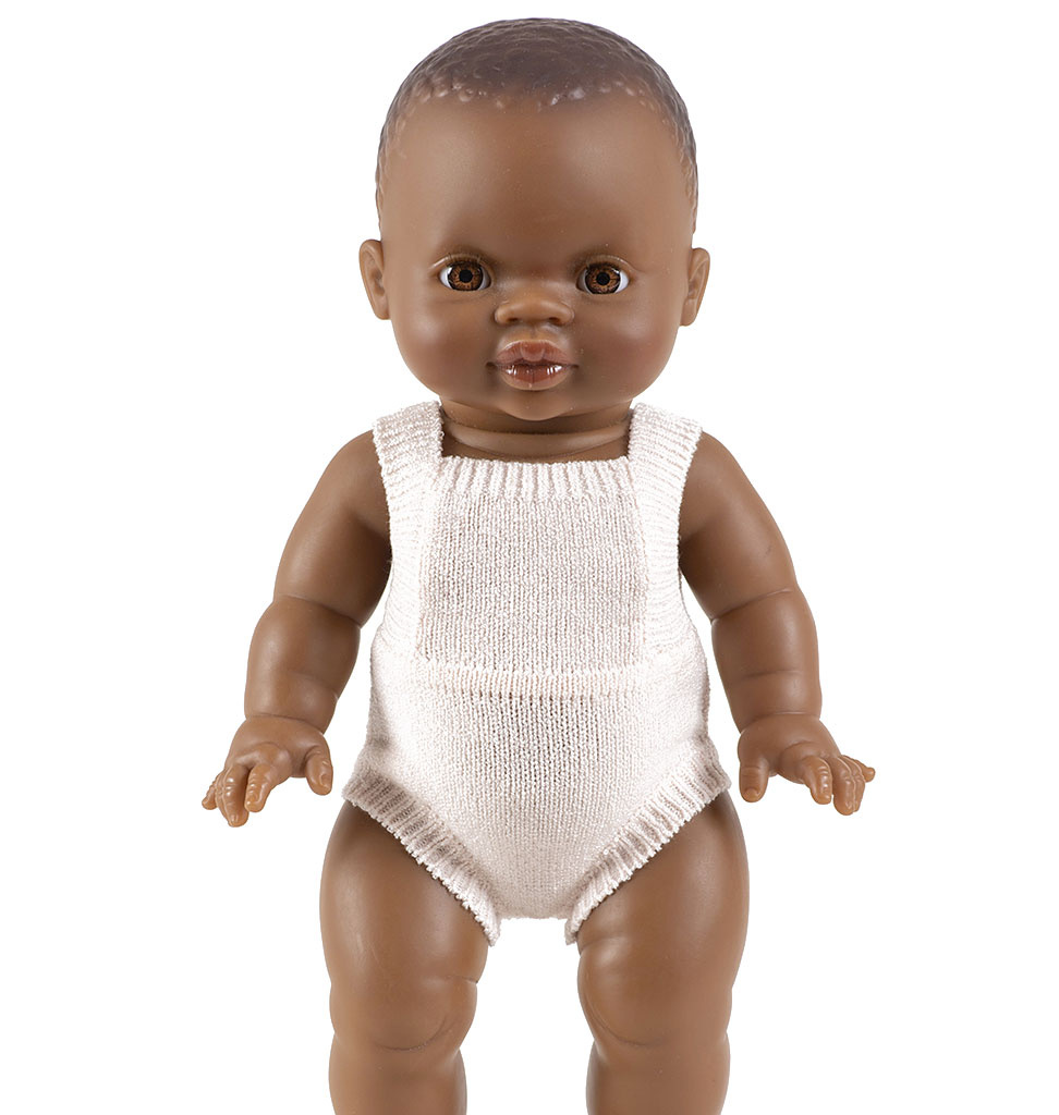 Paola Reina poppen Paola Reina baby doll brown girl 34 cm