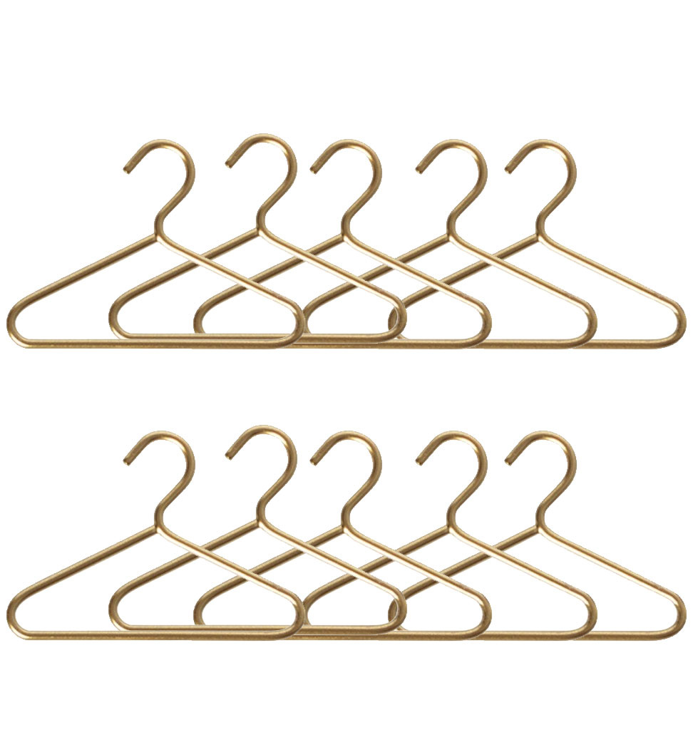 Maileg Maileg gold clothes hangers for the mice