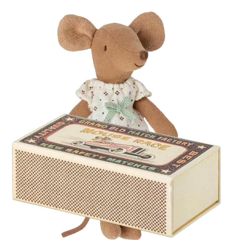 Maileg Maileg Big Sister mouse in matchbox