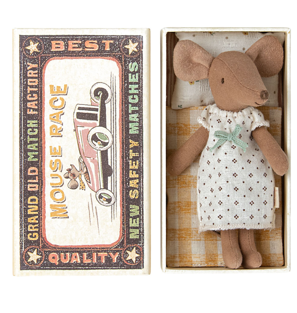 Maileg Maileg Big Sister mouse in matchbox