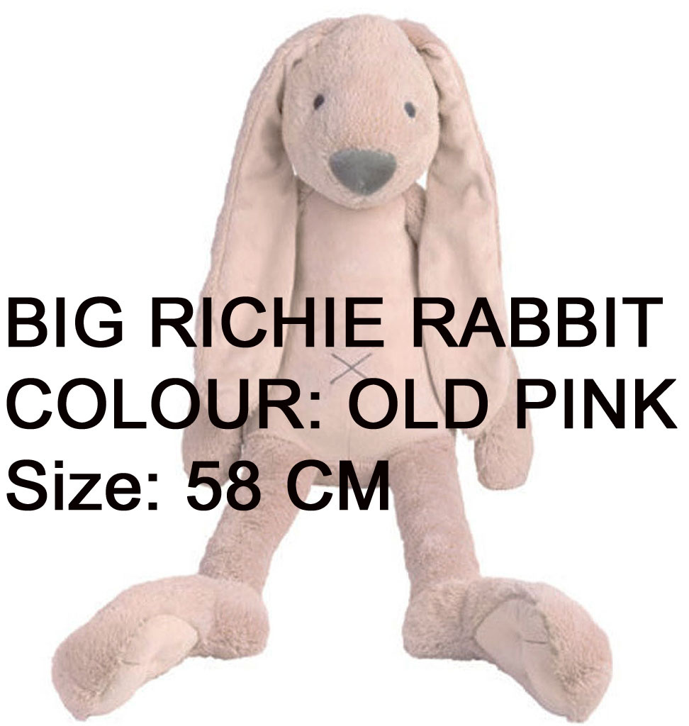 Happy Horse Rabbit Richie XL in old pink 58 cm