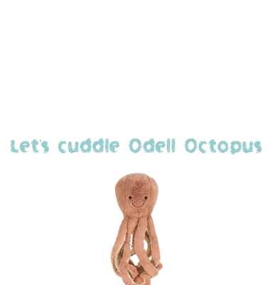 Jellycat knuffels Odell Octopus tiny Jellycat 14 cm - Copy