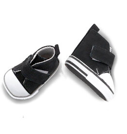 Orange Toys Black basketball shoes/sneakers for (AMIGAS) dolls
