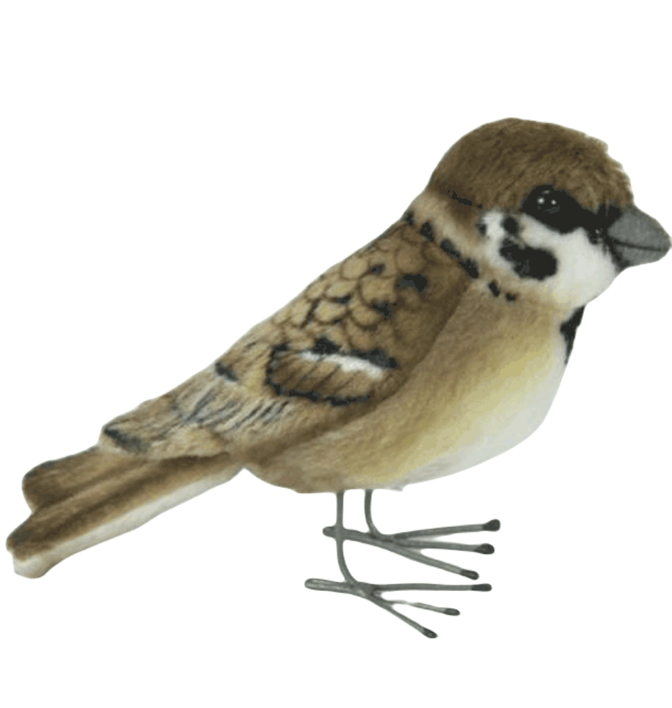 Hansa knuffels Hansa tree sparrow 9 × 4 × 7 cm