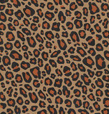 Geschenkpapier Leopard Kraft