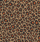 wrapping paper  leopard kraft