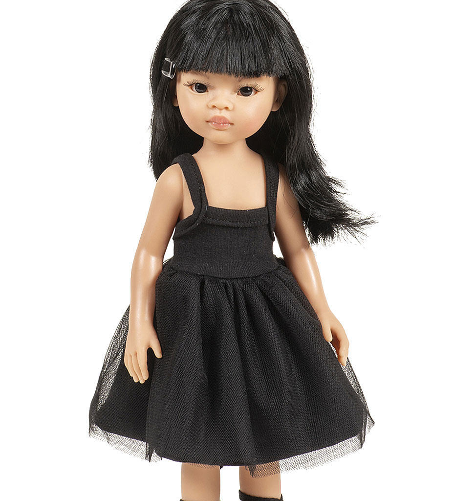 Minikane  Schwarzes Minikane-Tutu-Kleid für die Amigas-Puppen