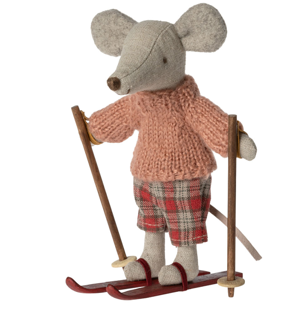 Maileg Maileg Big Sister mouse with ski set