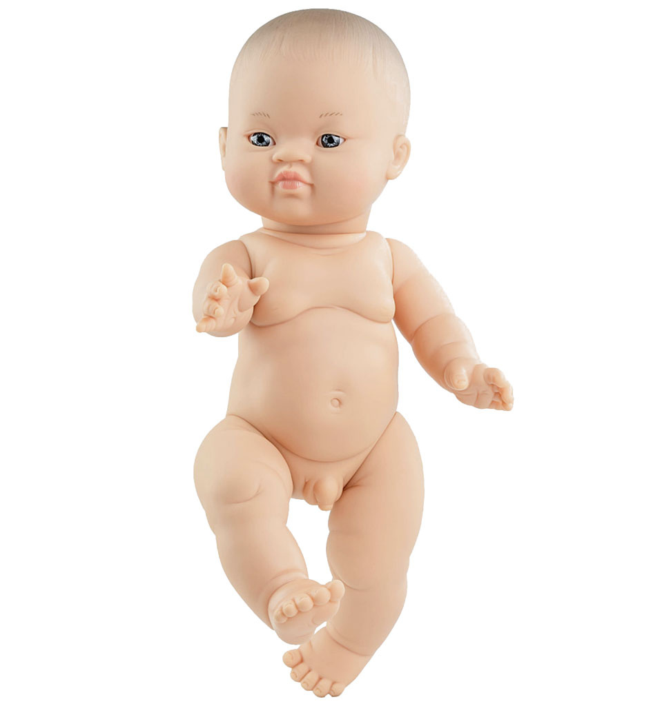 Paola Reina poppen Paola Reina Gordi Junge Asiate mit Augenbrauen