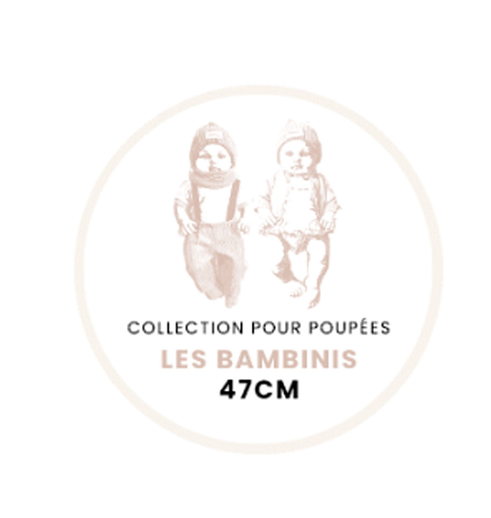 Minikane  Minikane Bambinis /Ensemble body longues Andréa et bonnet en nid d'abeille cassonade