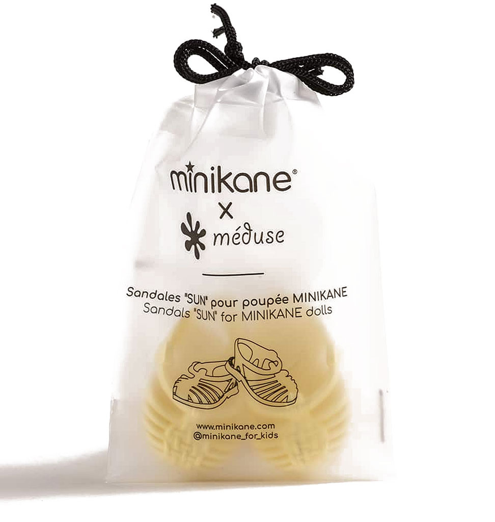 Minikane  Minikane-Kunststoffsandalen für Gordi-Puppen / beige