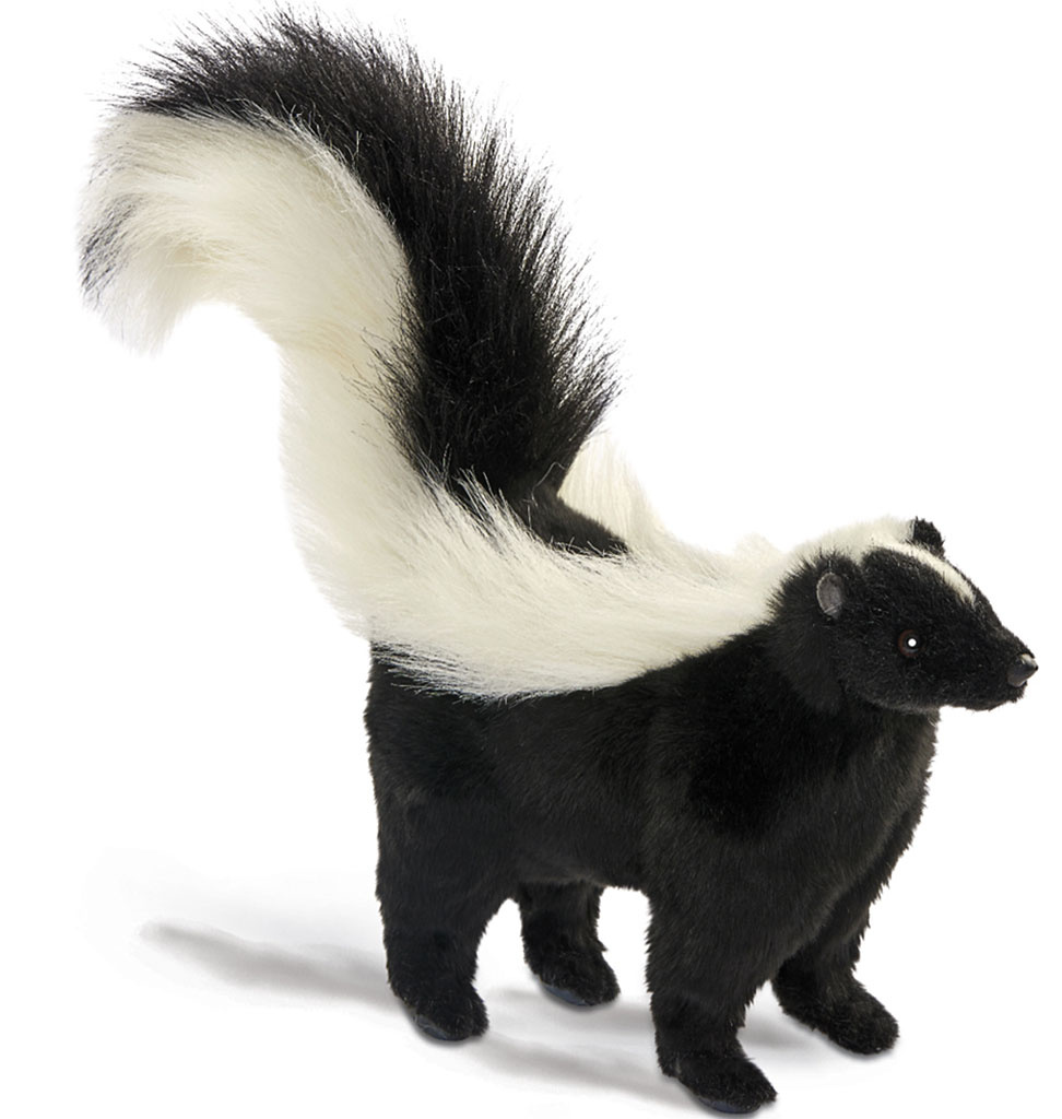 Hansa knuffels Skunk soft toy Hansa 34 cm