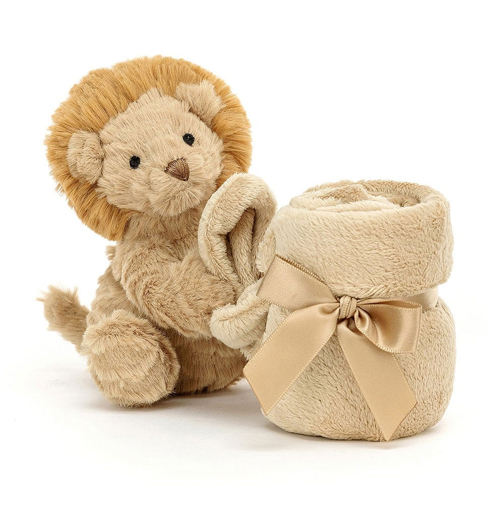Jellycat knuffels Jellycat baby soother Fuddle Wuddle lion