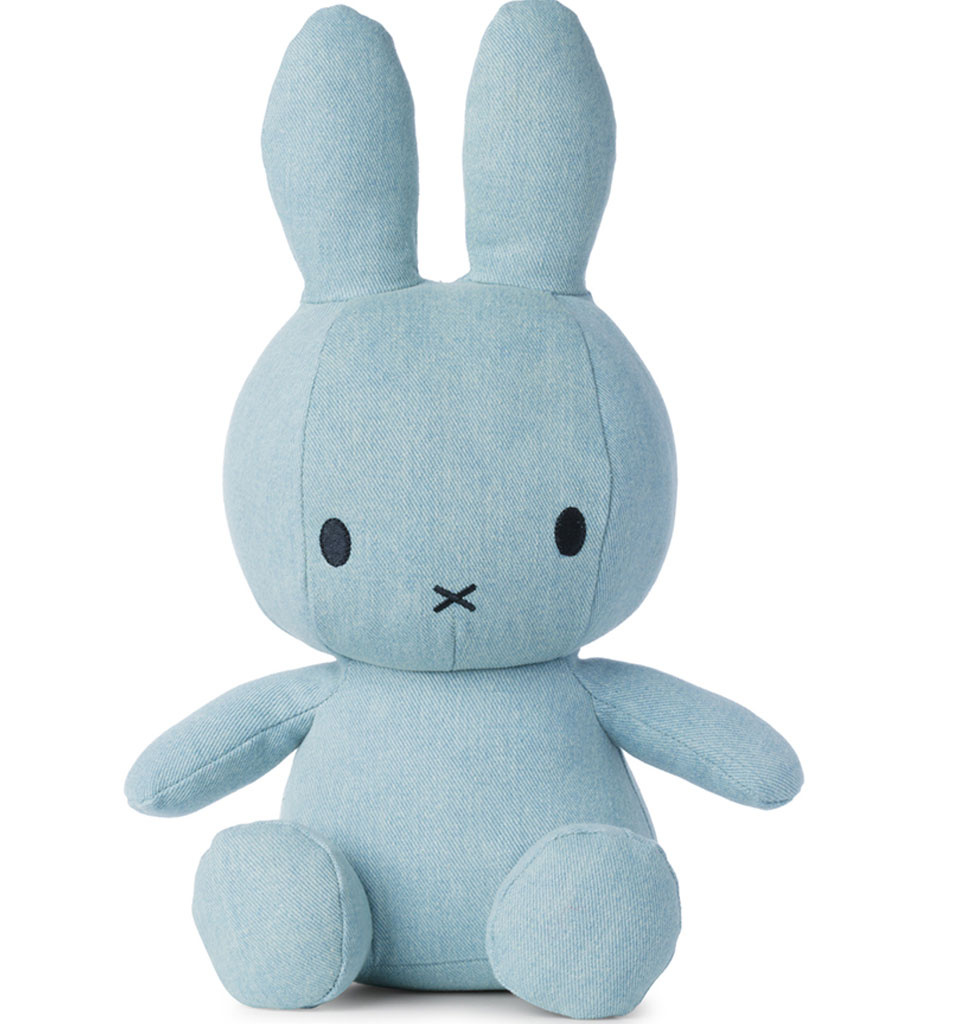 Miffy / Nijntje by BonTon Toys Miffy / Miffy denim light wash / 33 cm