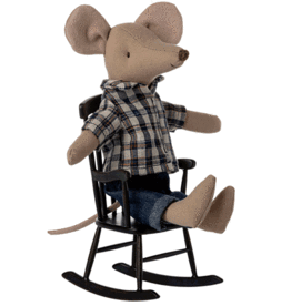 Maileg Maileg rocking chair for the mice / anthracite