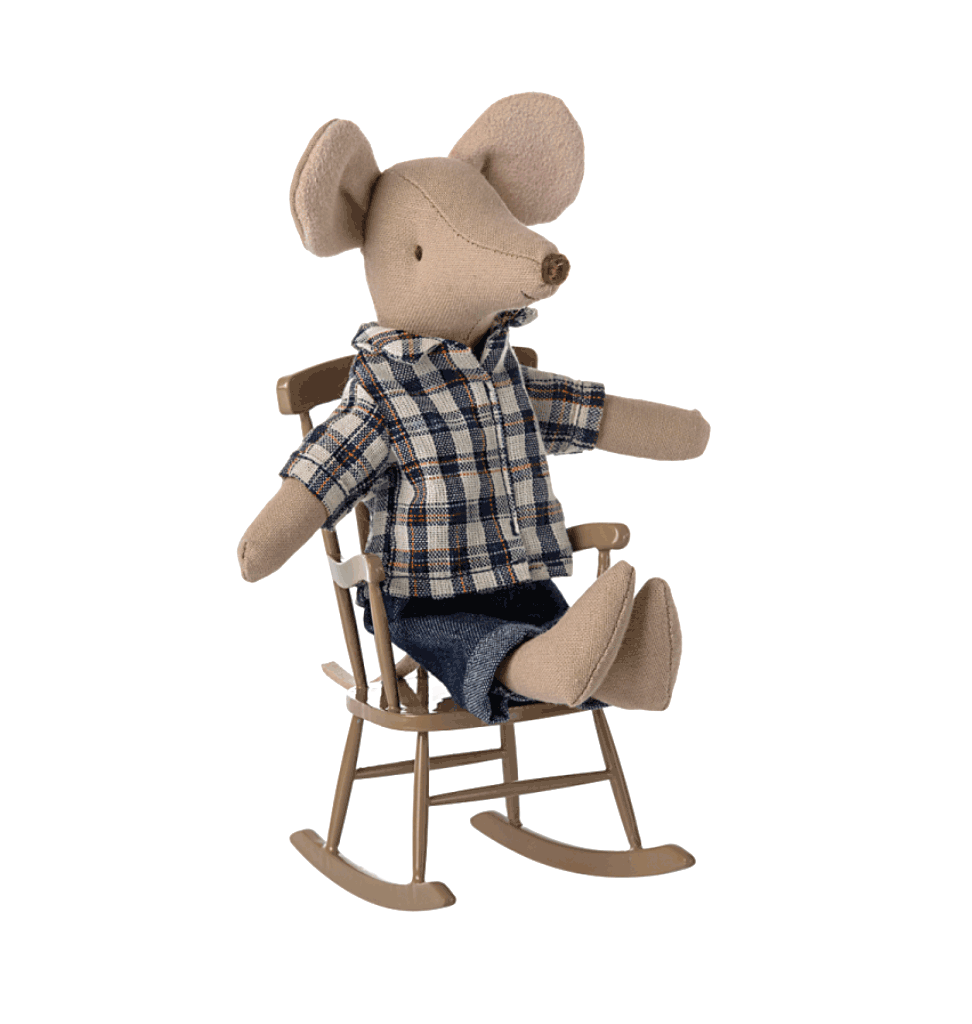 Maileg Maileg rocking chair for the mice / light brown