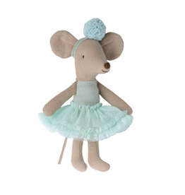 Maileg Maileg ballerina mouse little sister / light mint