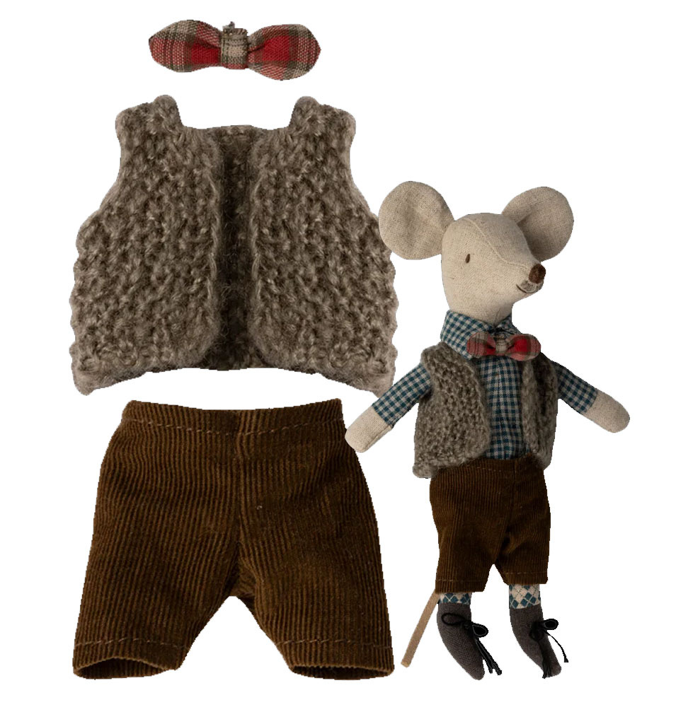 Maileg Maileg clothing set grandpa mouse