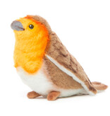 Hansa knuffels robin cuddly toy Hansa 14 cm