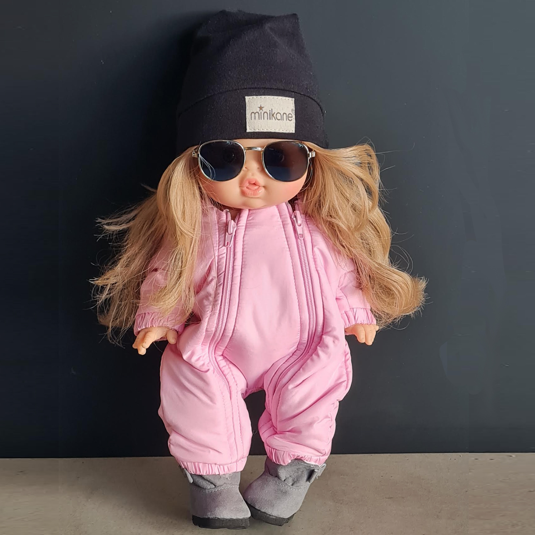 Mamamemo doll clothes & accessories Minimommy skipak roze voor Gordi poppen