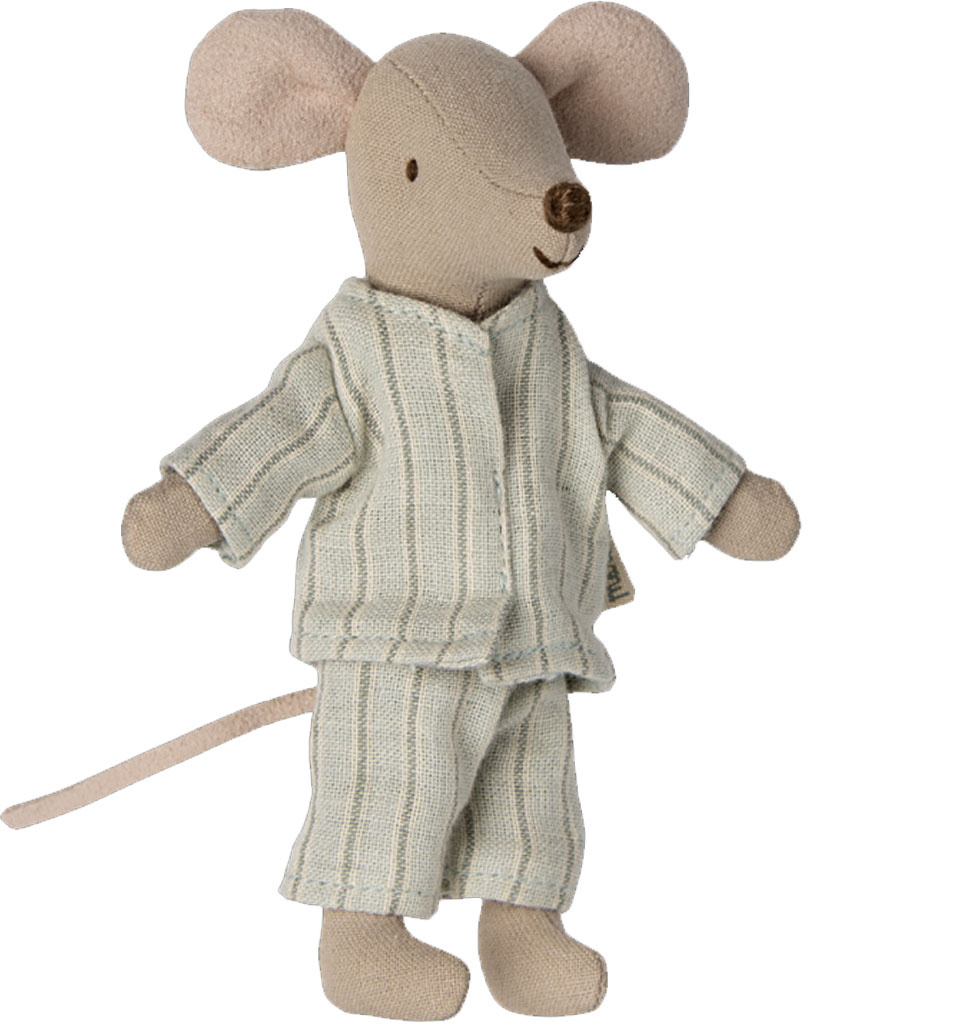 Maileg Maileg Big brother mouse with pajamas in matchbox / collection 2024