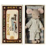 Maileg Maileg Big brother mouse with pajamas in matchbox / collection 2024