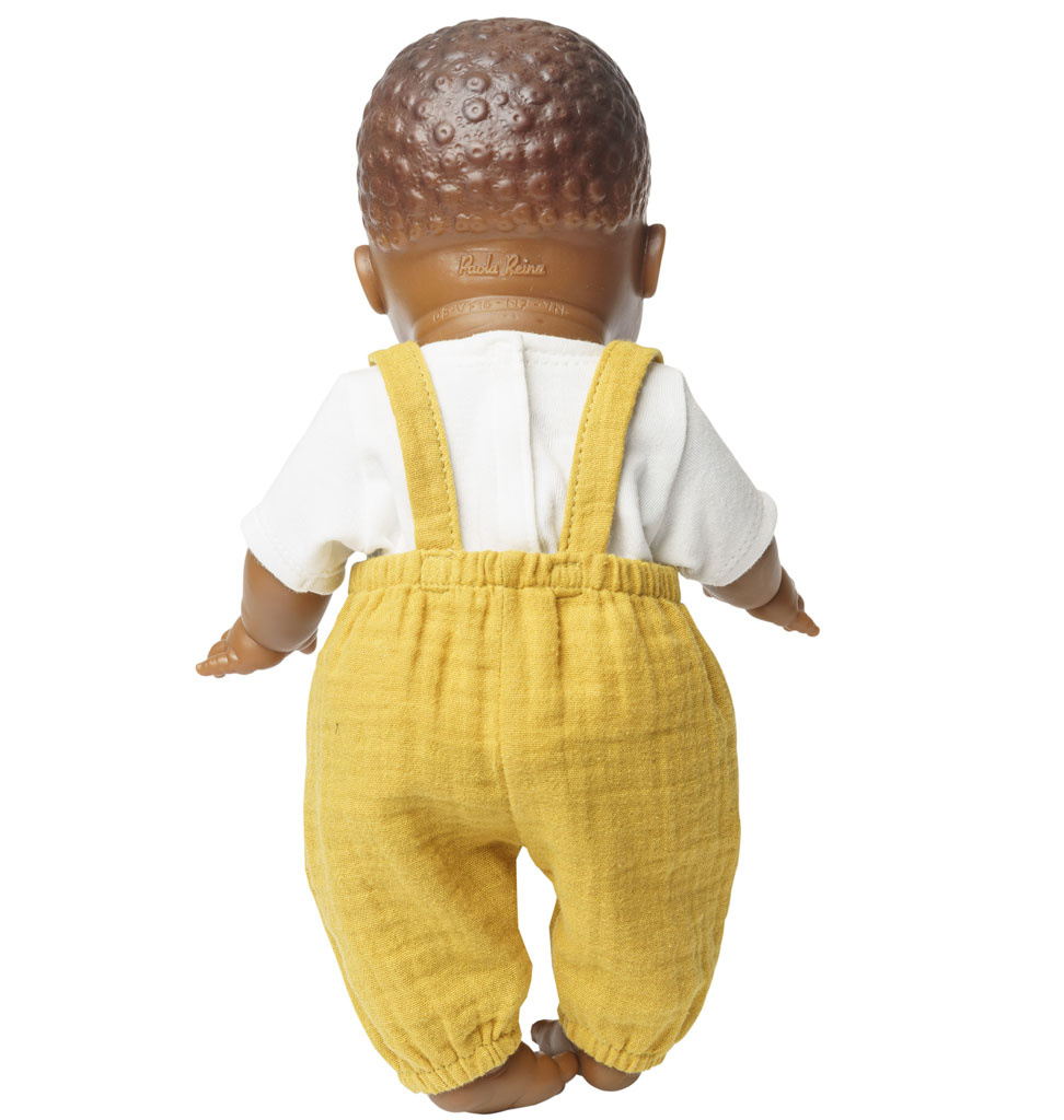 Heless Heless overalls with t-shirt for Gordi dolls / ocher yellow