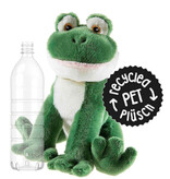 Heunec / recycled pet plush cuddly frog made from recycled PET bottles