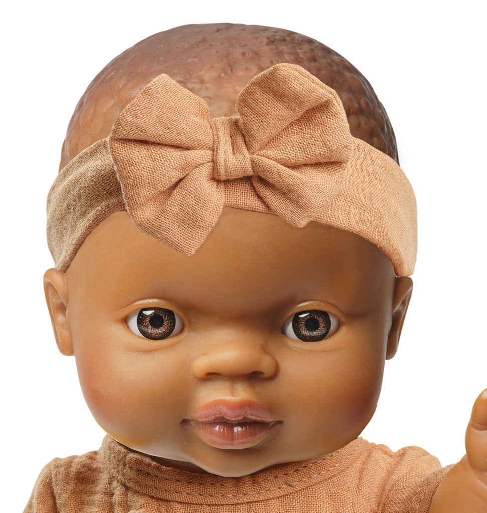 Heless Heless doll dress with headband for Gordi dolls / caramel