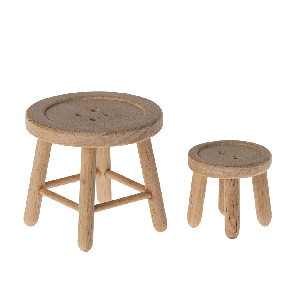 Maileg Maileg-Set aus Tisch und Hocker für die Mäuse