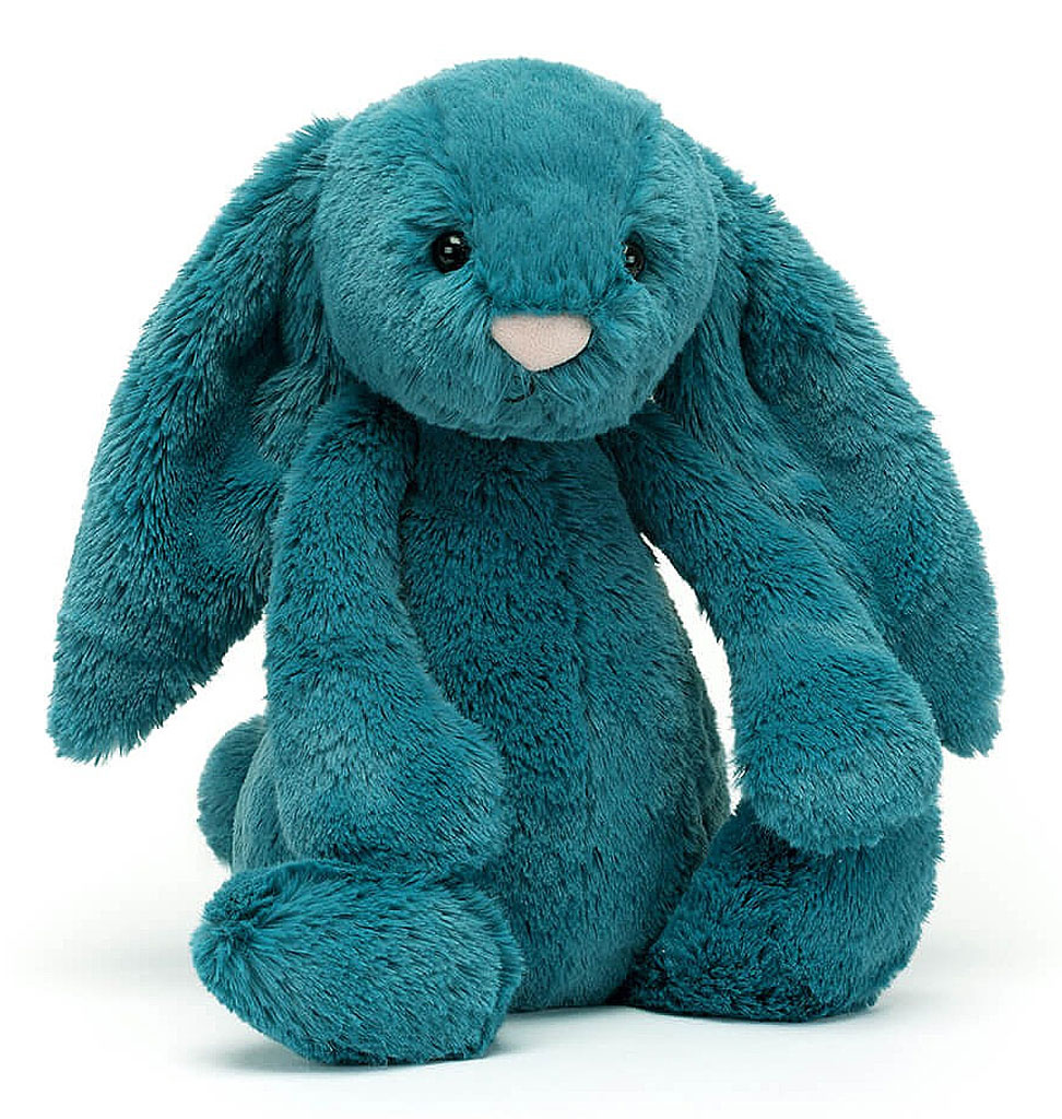 Jellycat knuffels Jellycat Bashful bunny mineral blue / medium 31 cm