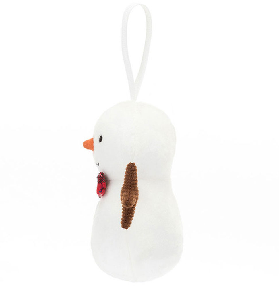 Jellycat knuffels Jellycat festive folly sneeuwman