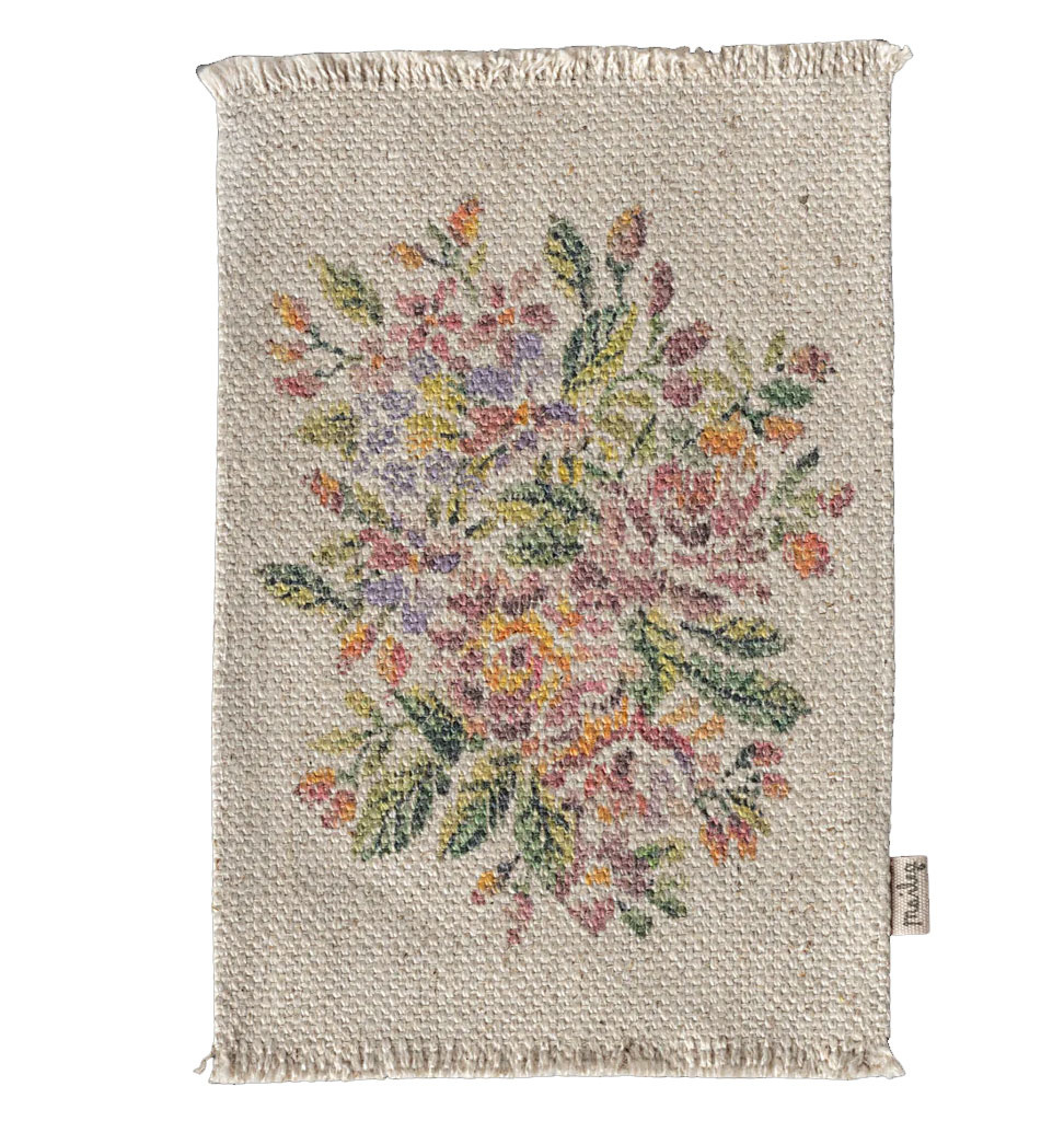 Maileg Maileg gebloemde vloerkleed medium