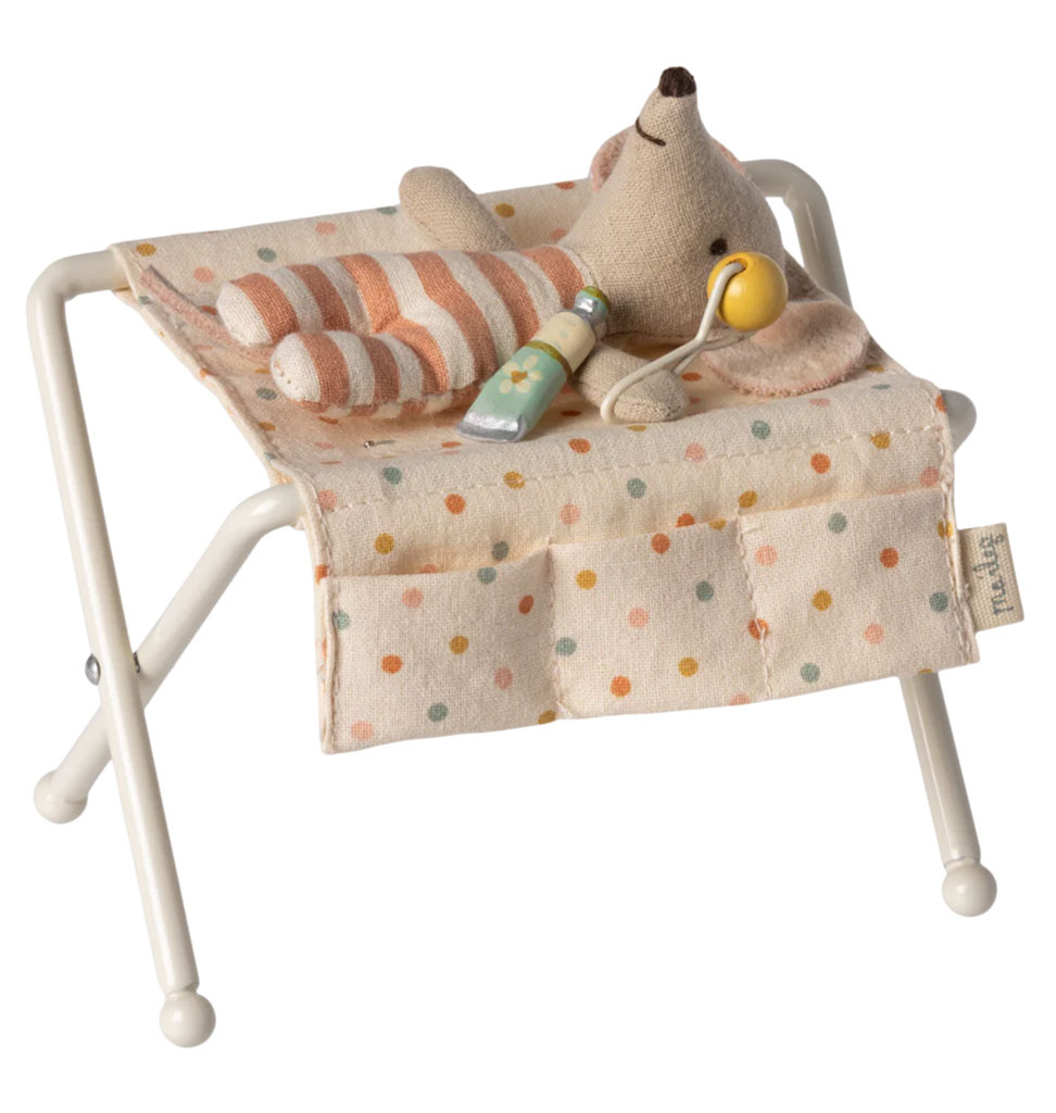 Maileg Maileg changing table for baby mice / off-white