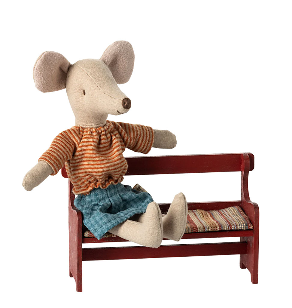 Maileg Maileg wooden bench for the mice