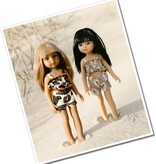 Minikane  Minikane Bikini im Retro-Stil mit Amigas-Puppentasche