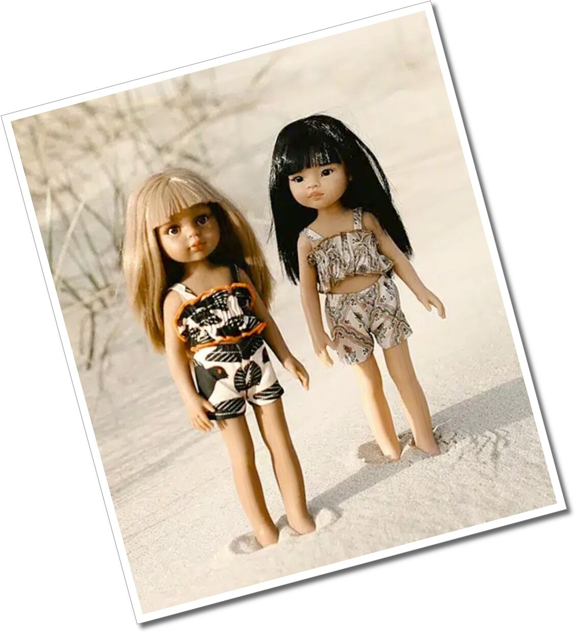 Minikane  Minikane retro-style bikini with Amigas doll pouch