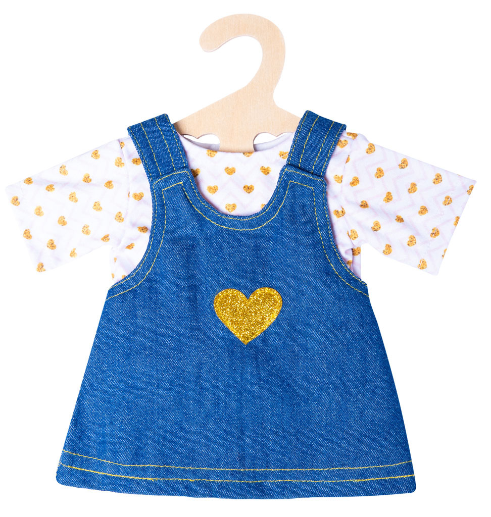 Heless Heless denim dress with t-shirt for dolls 28-35 cm