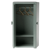 Maileg Maileg Holzschrank für die Mäuse (inkl. 3 Kleiderbügel) / Soft Blue