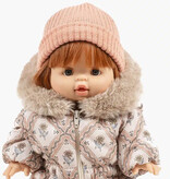 Minikane  Minikane Gordi poppen en Bambinis  gebreide muts Marius / kleur zalmroze